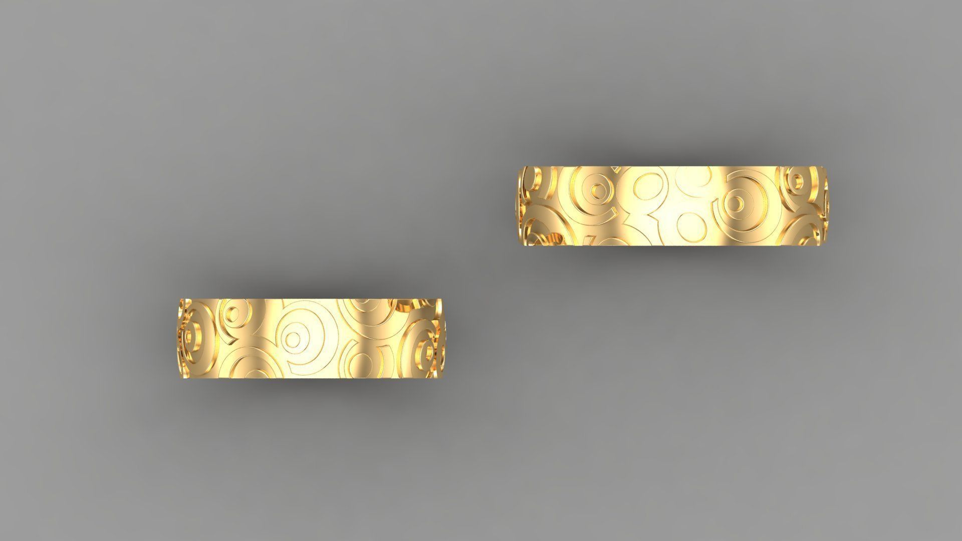 Man Ring Cad MR 193 3D print model_4