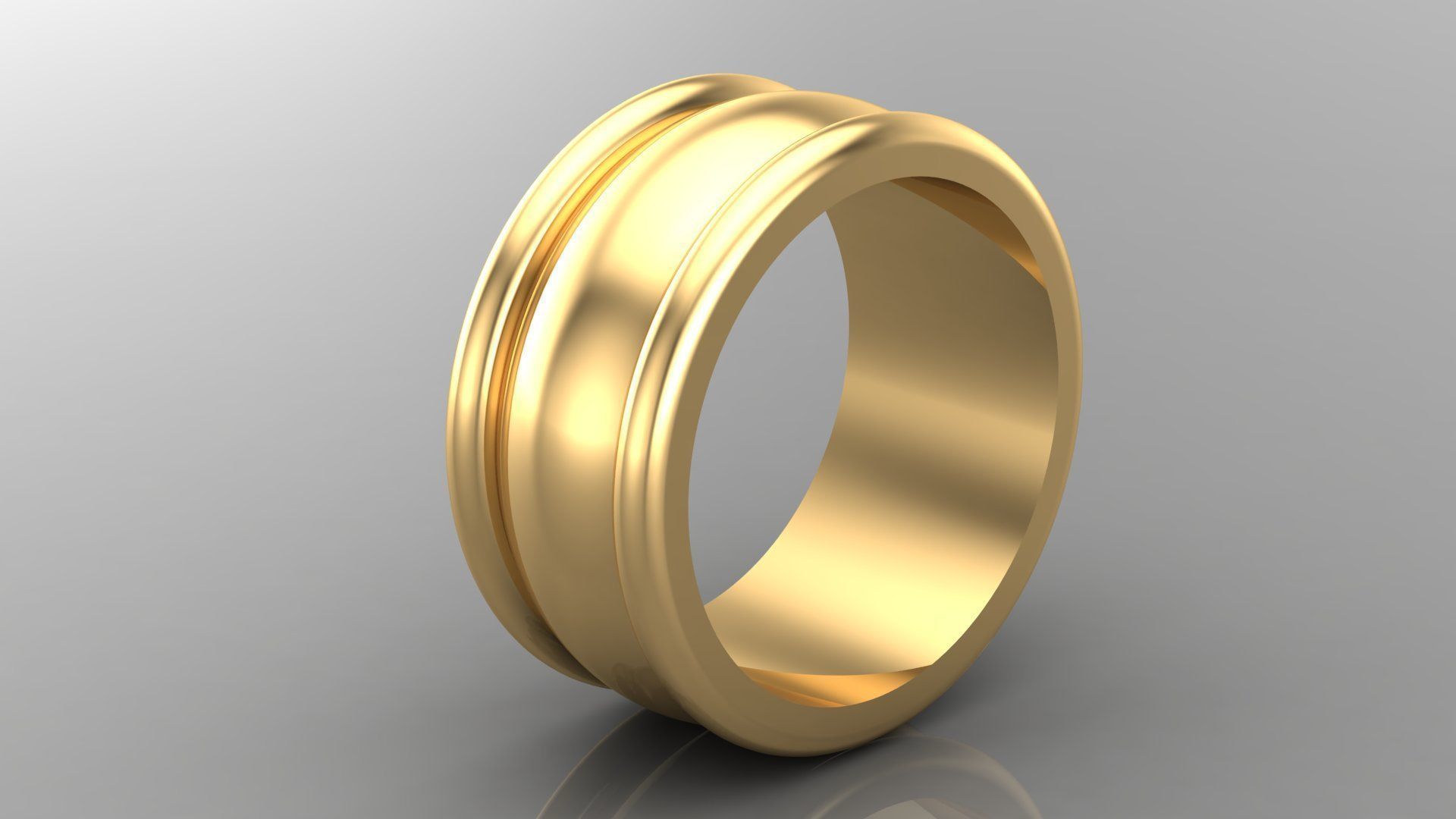 Man Ring Cad MR  192 3D print model_3