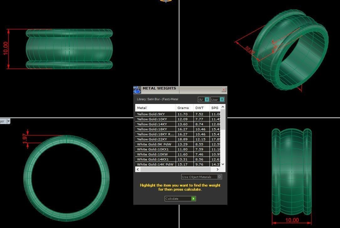 Man Ring Cad MR  192 3D print model_1