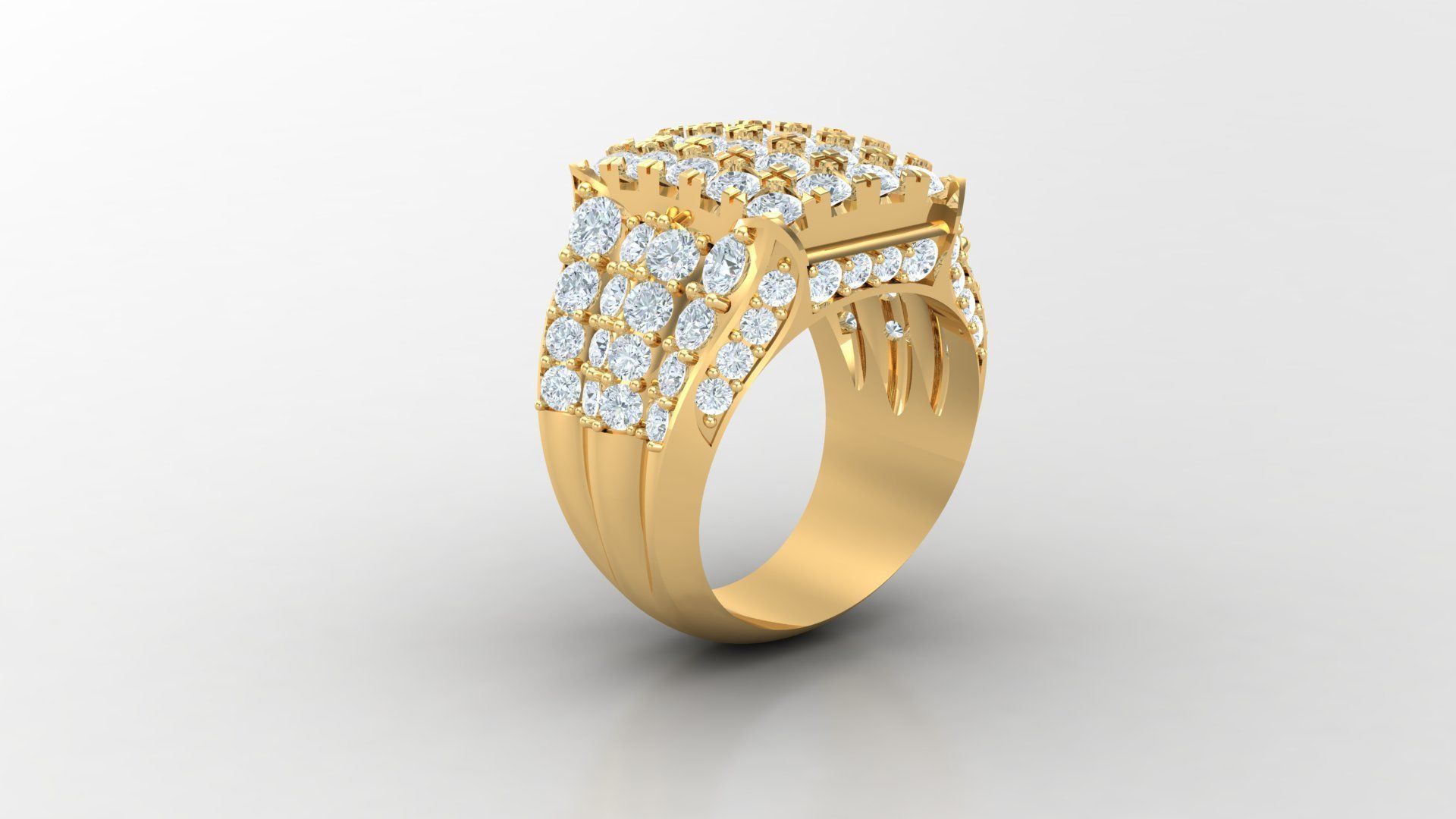 Man Ring Cad MR 183 3D print model_1