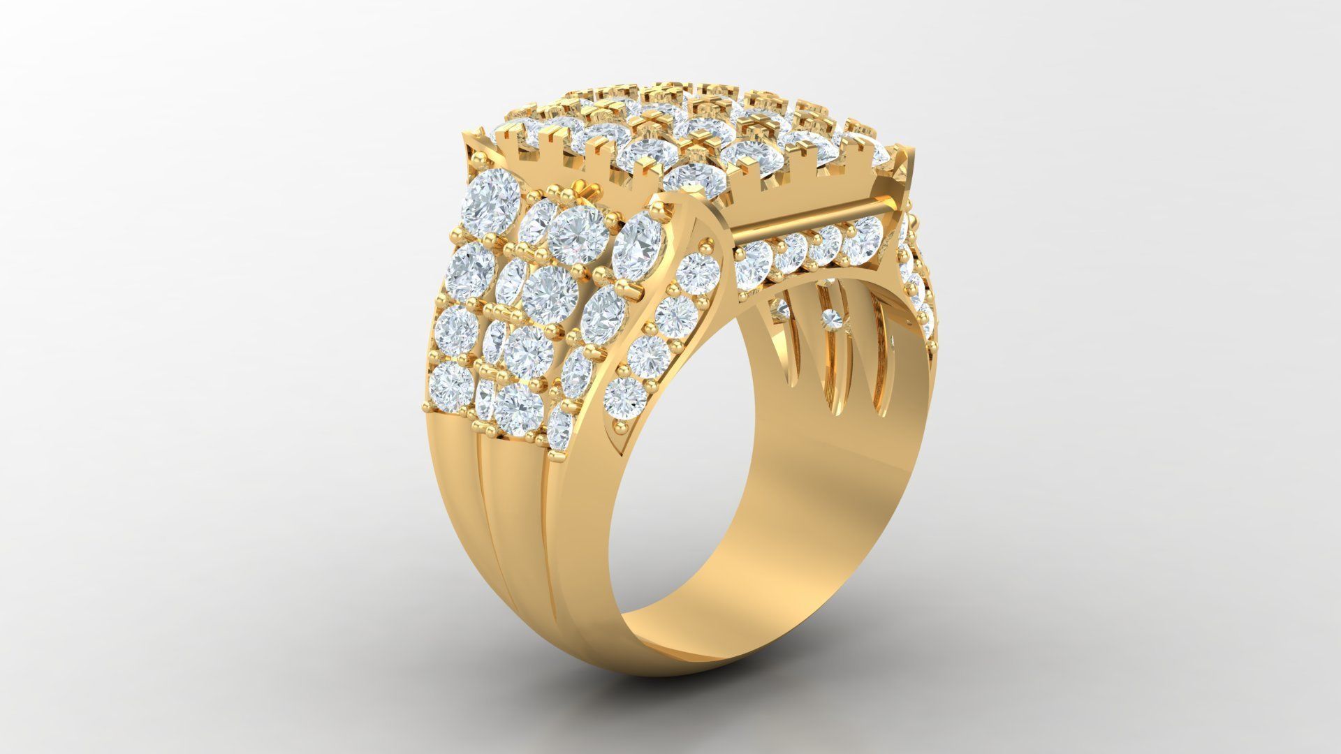 Man Ring Cad MR 183 3D print model_2
