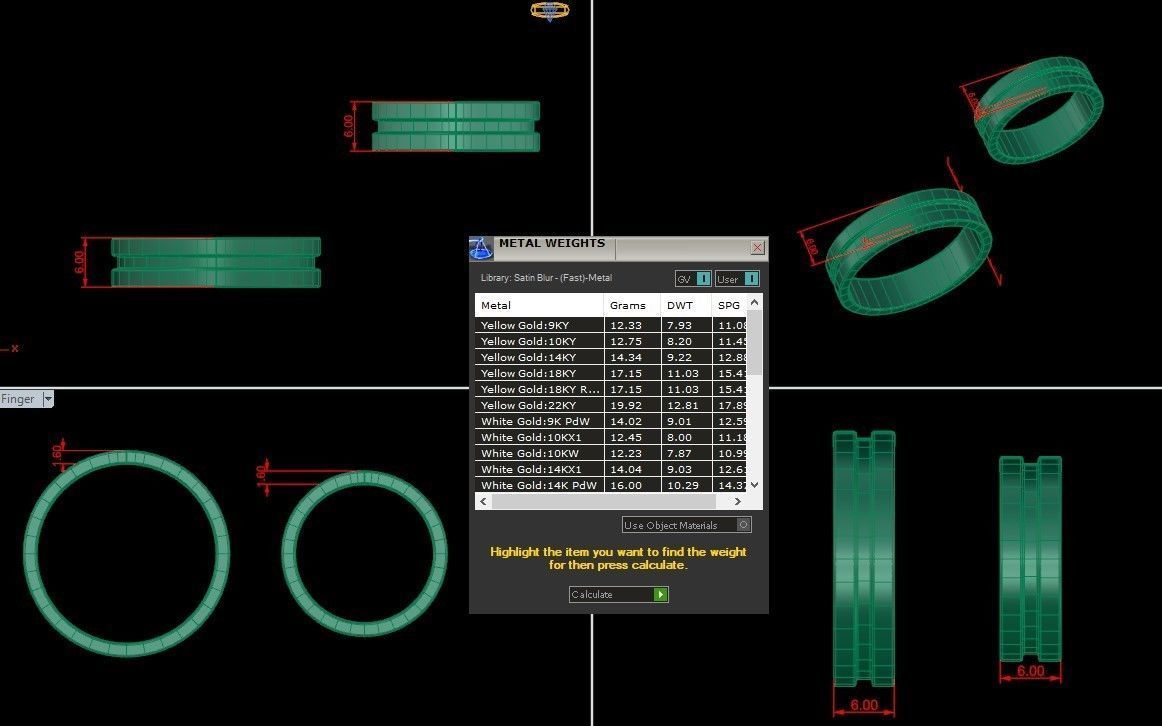 Man Ring Cad MR 175 3D print model_2