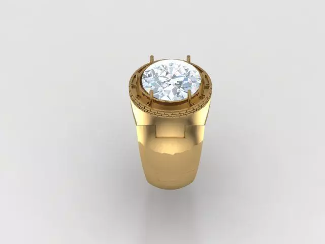 Man Ring Cad MR 159 3D print model_0