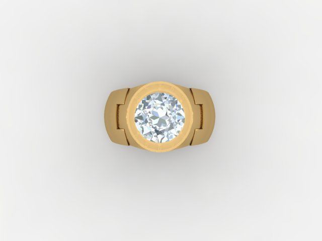 Man Ring Cad MR 159 3D print model_3