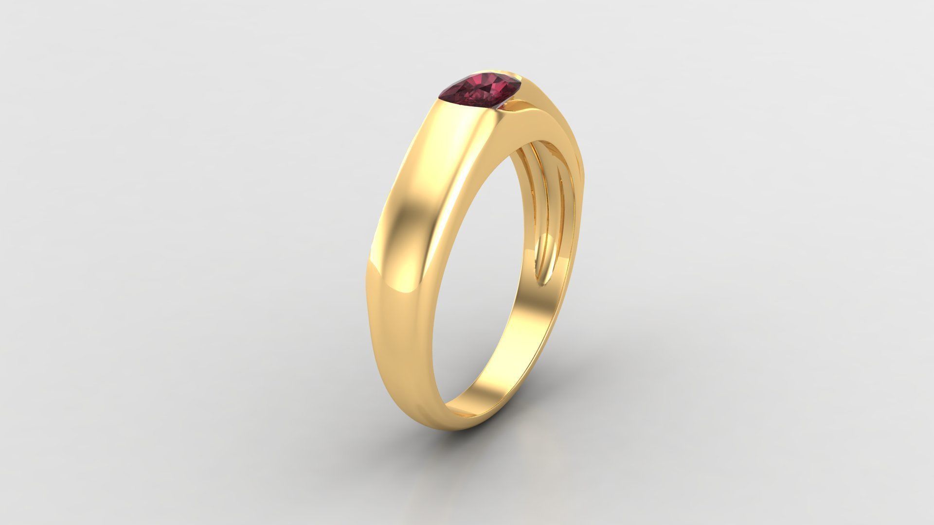 Man Ring Cad MR  157 3D print model_3
