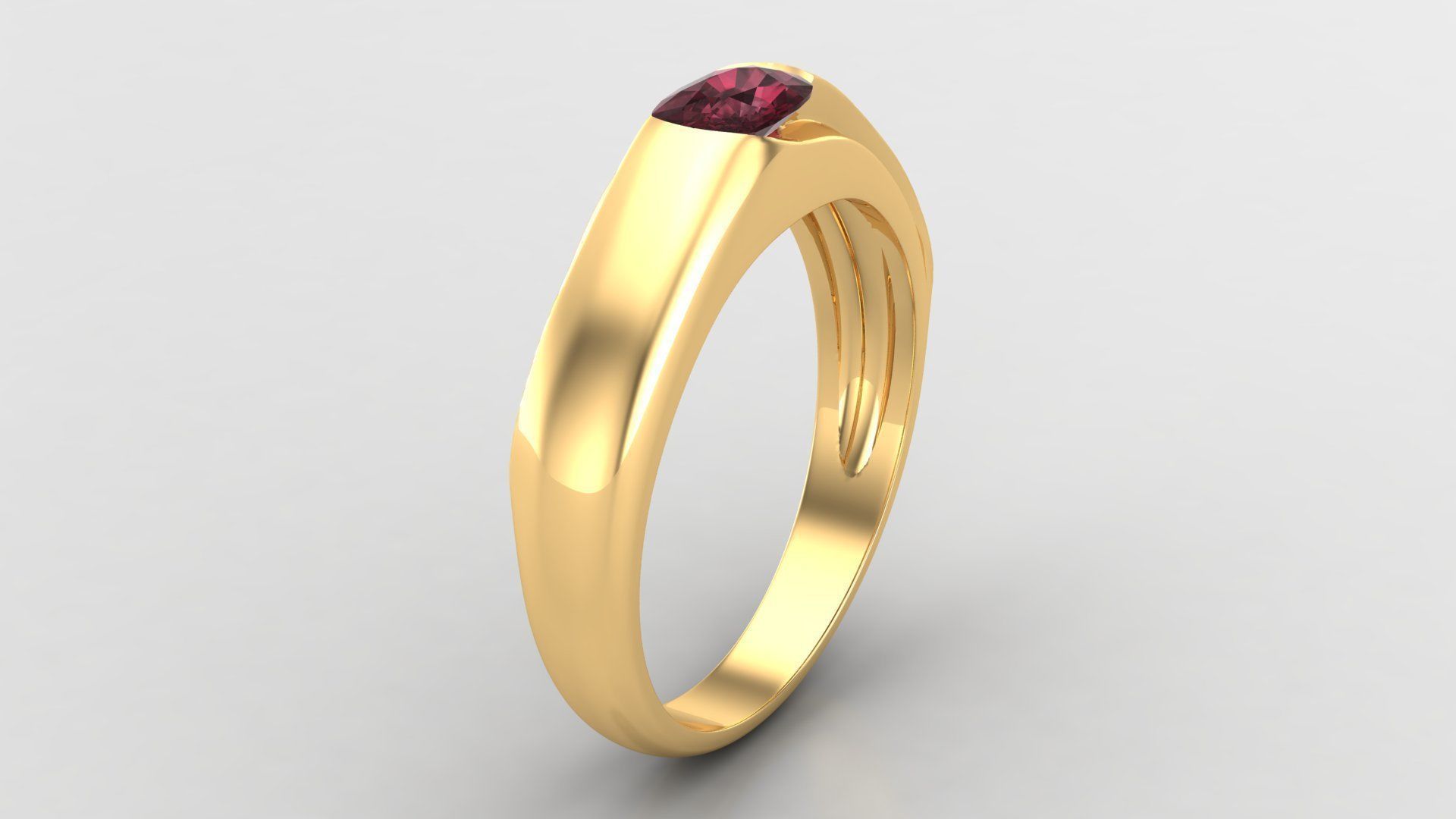Man Ring Cad MR  157 3D print model_4