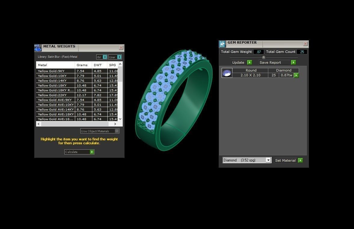 Man Ring Cad MR 244 3D print model_5