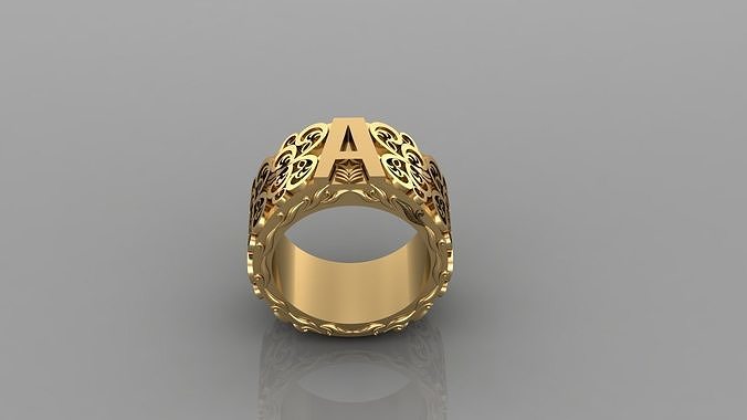 Man Ring Cad MR  233 3D print model