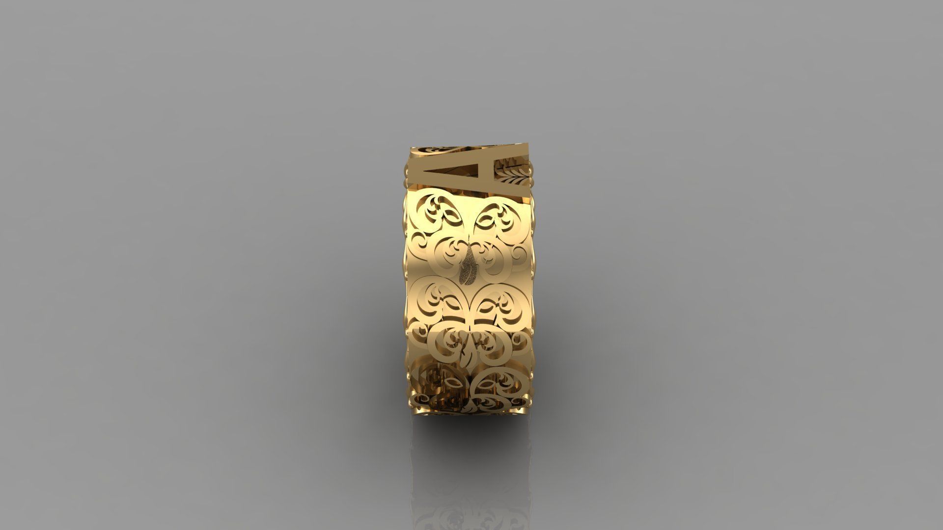 Man Ring Cad MR  233 3D print model_3