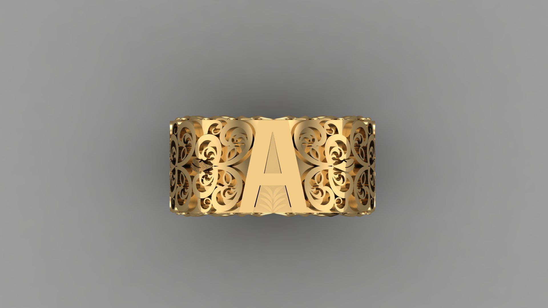 Man Ring Cad MR  233 3D print model_1