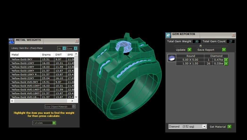 Man Ring Cad MR 226 3D print model_5
