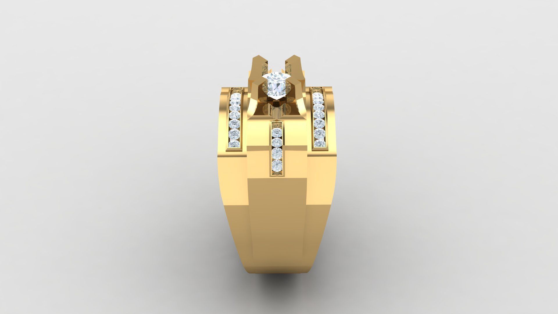 Man Ring Cad MR 226 3D print model_4