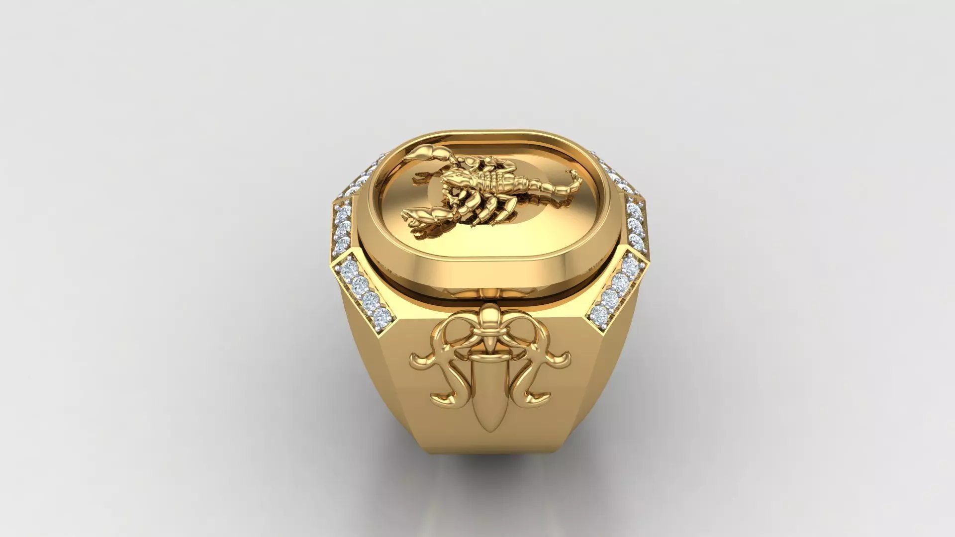 Man Ring Cad MR 216 3D print model