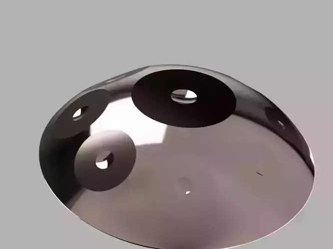 Handpan 3D print model