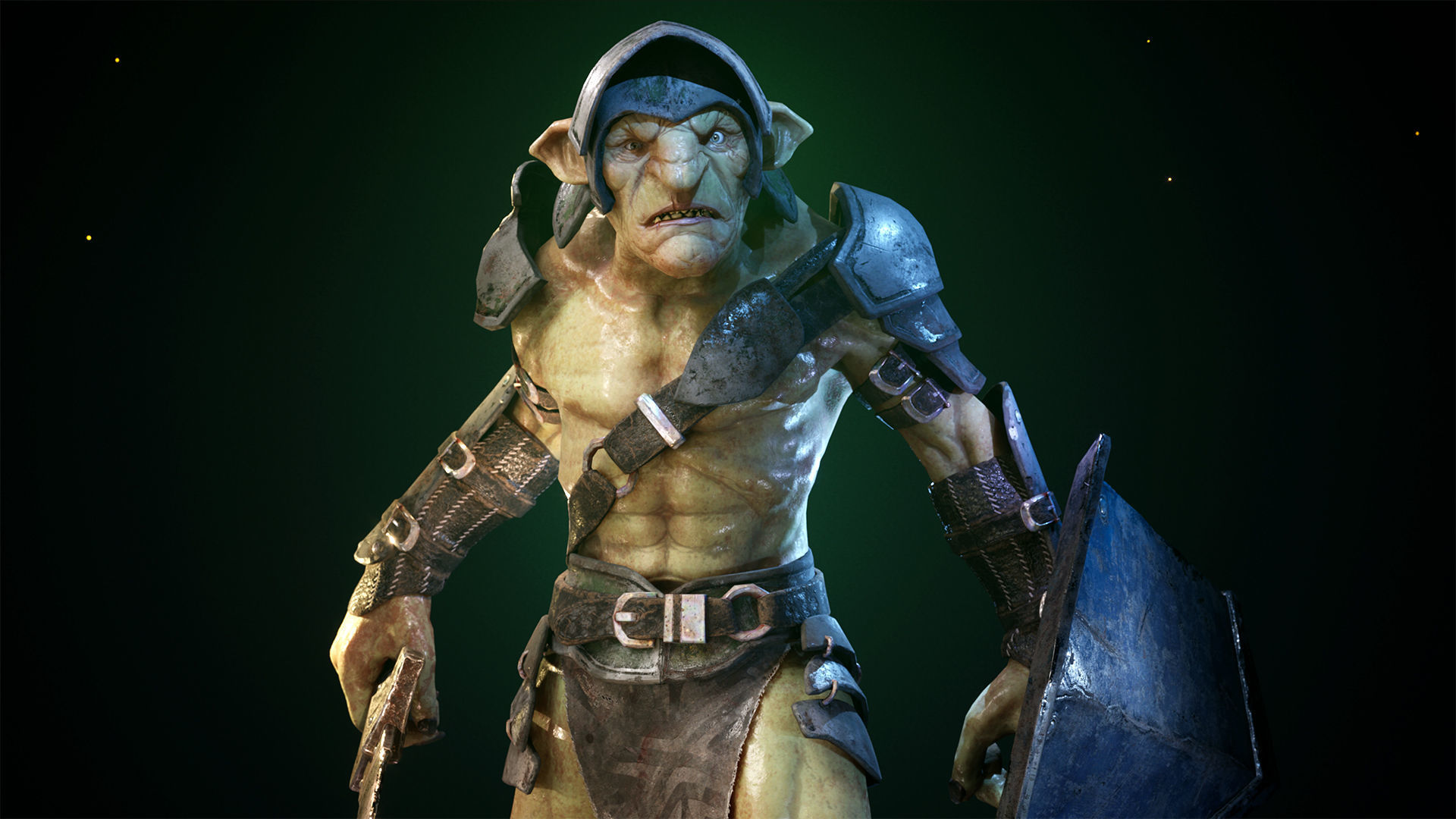 Goblin Low-poly 3D model_2