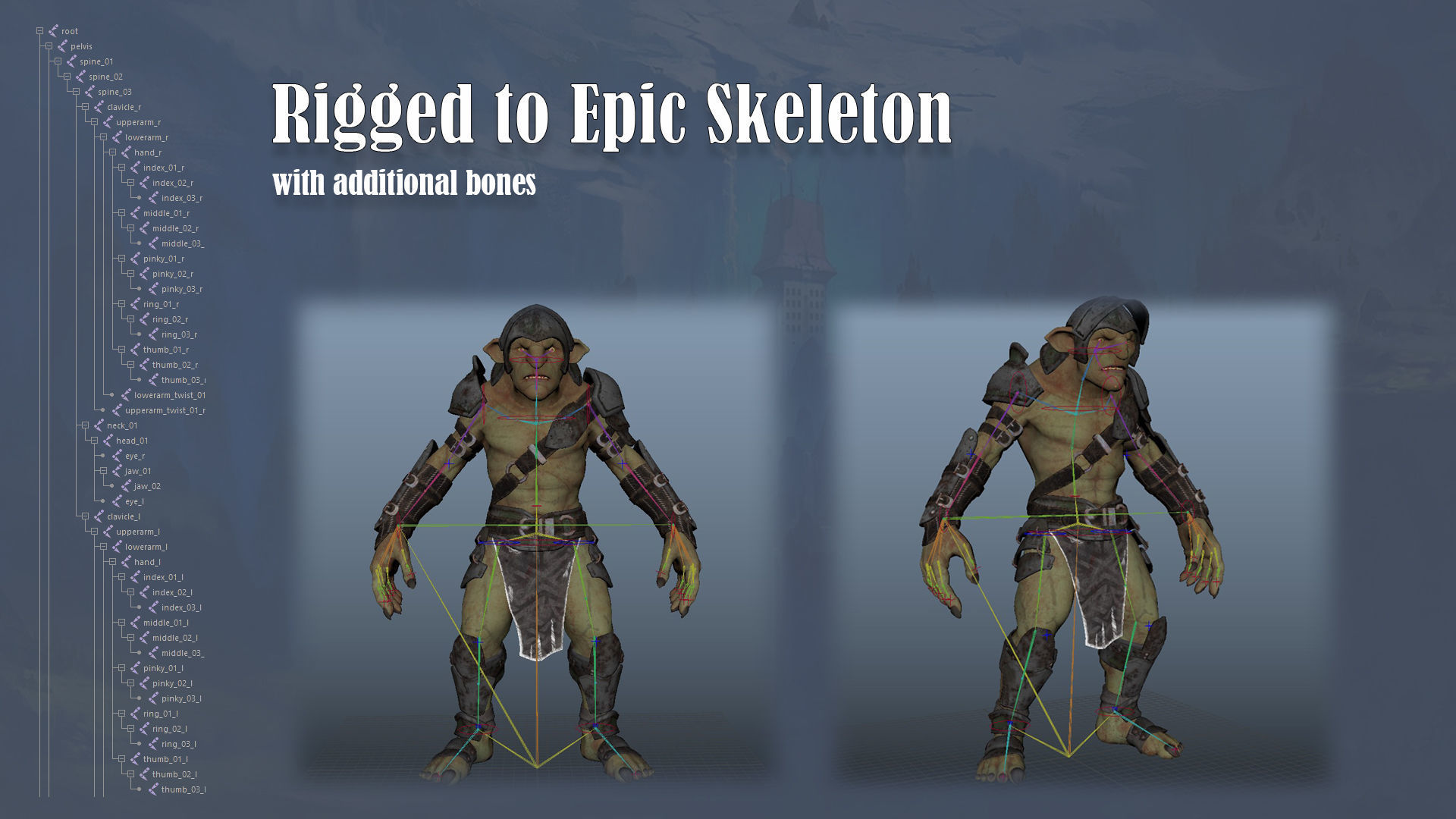 Goblin Low-poly 3D model_14