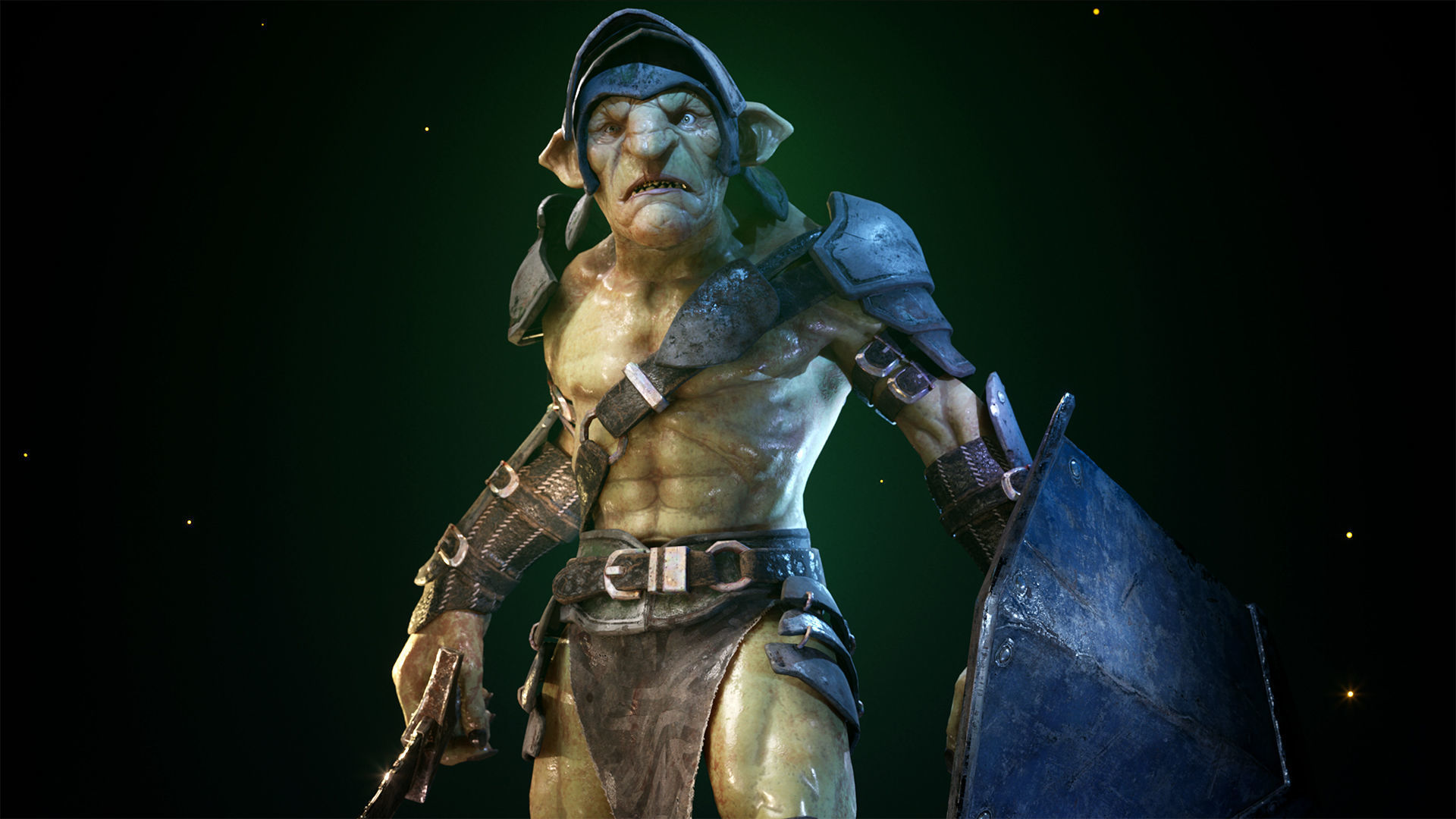 Goblin Low-poly 3D model_3