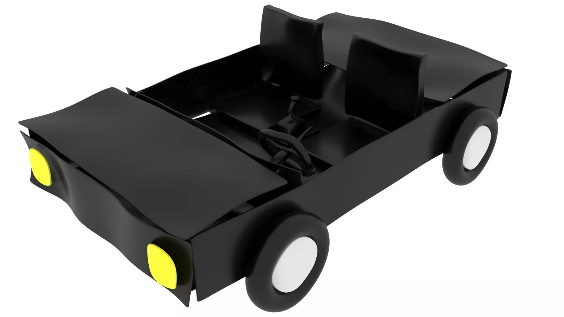 Car From Plasticine 3D model
