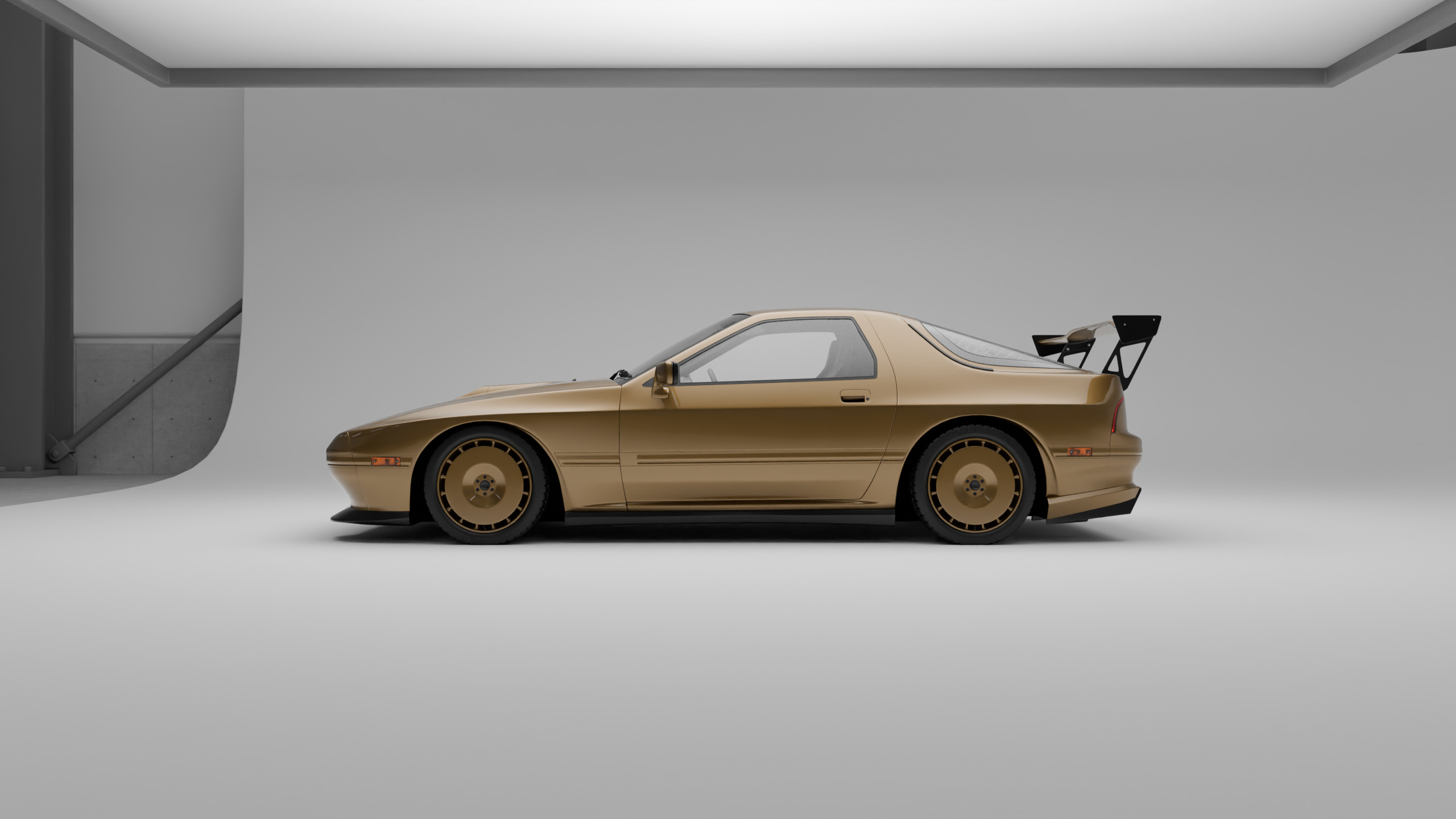 Mazda RX7 FC3S Tuned 3D model_1