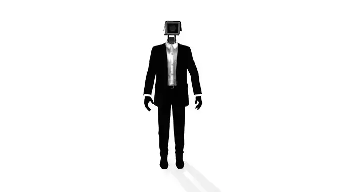 Cameraman 3d model rigged animated