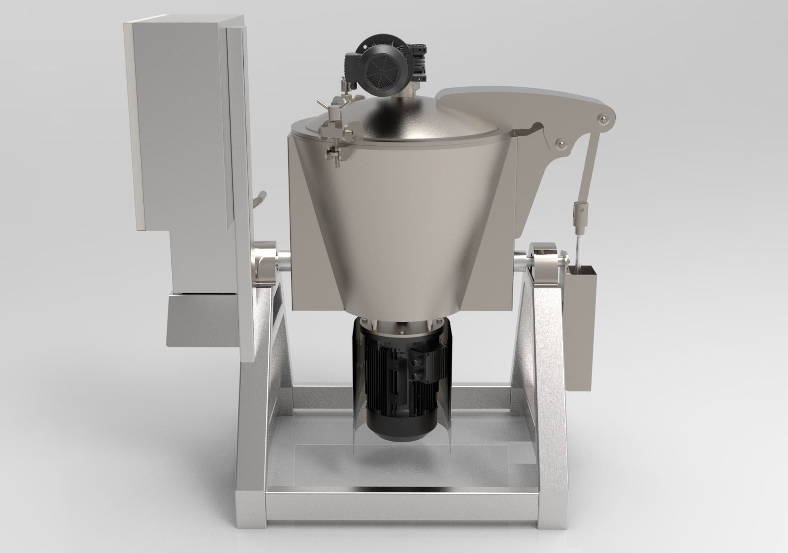 Cheese Dry cooking Machine 3D model_5