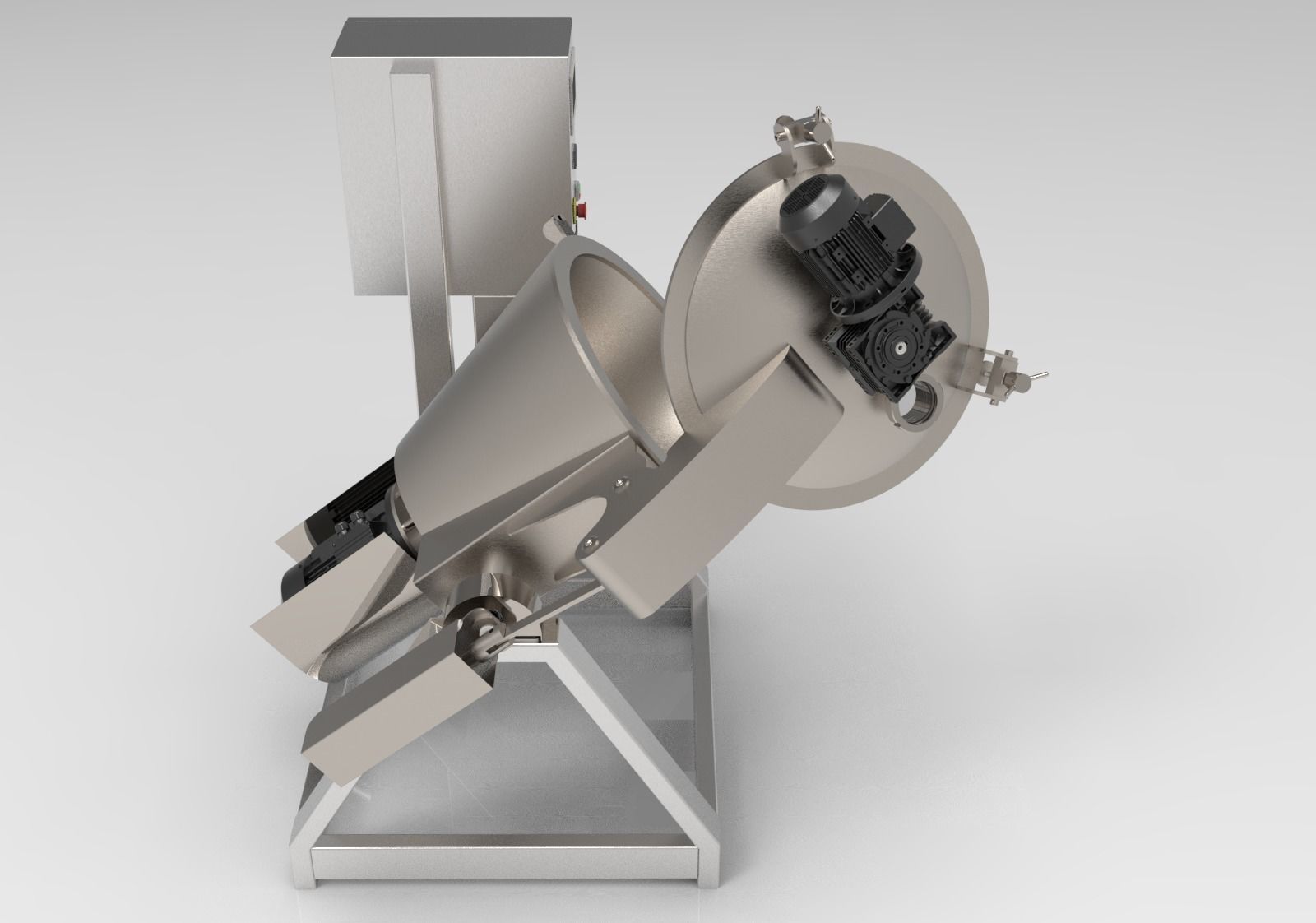 Cheese Dry cooking Machine 3D model_6