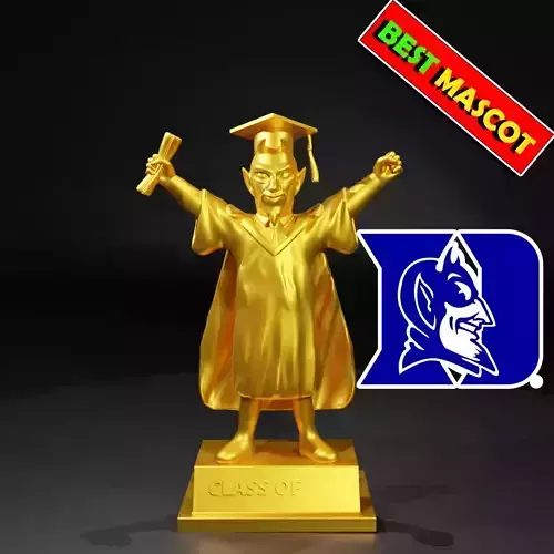 GRADUATION MASCOT DUKE UNIVERSITY - 3D PRINT 3D print model