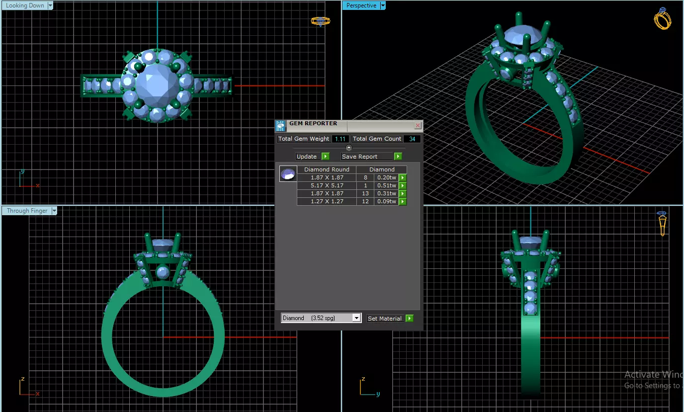 Rings Free 3D print model