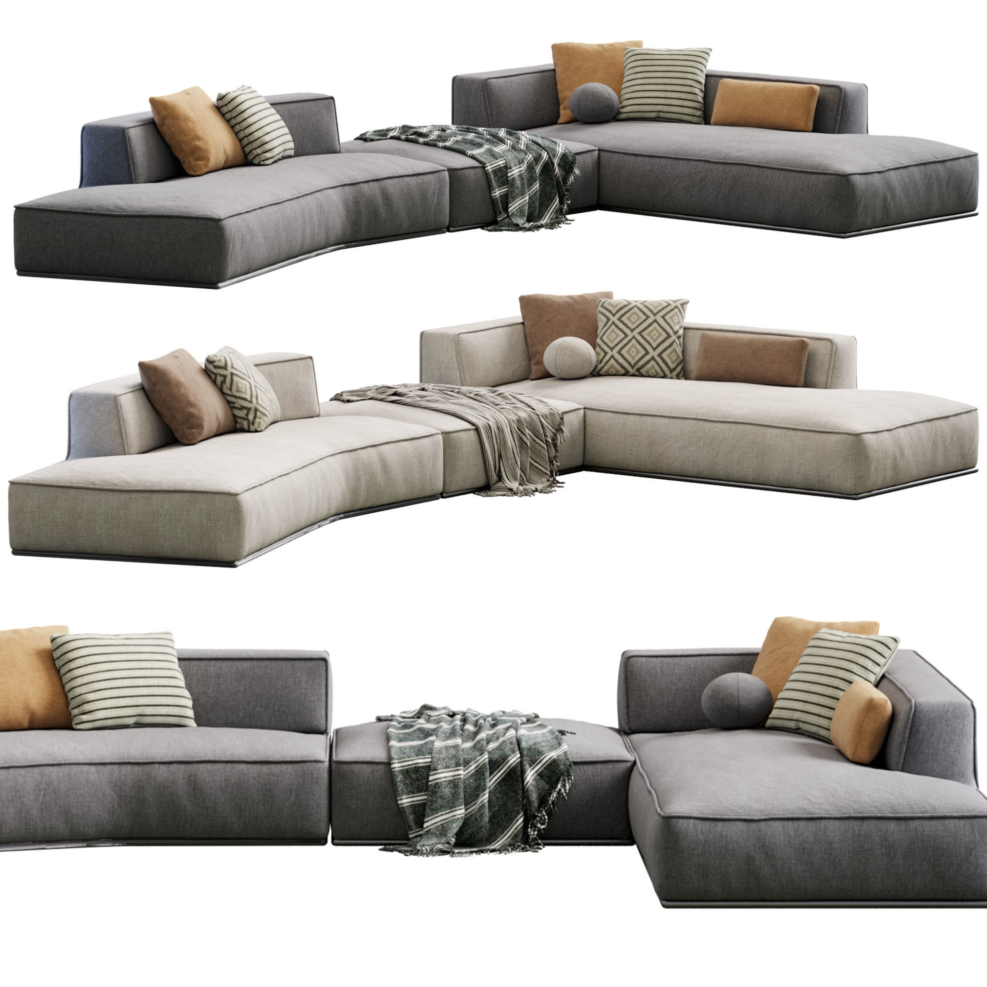 Fexform  Sofa Parry 3D model_5