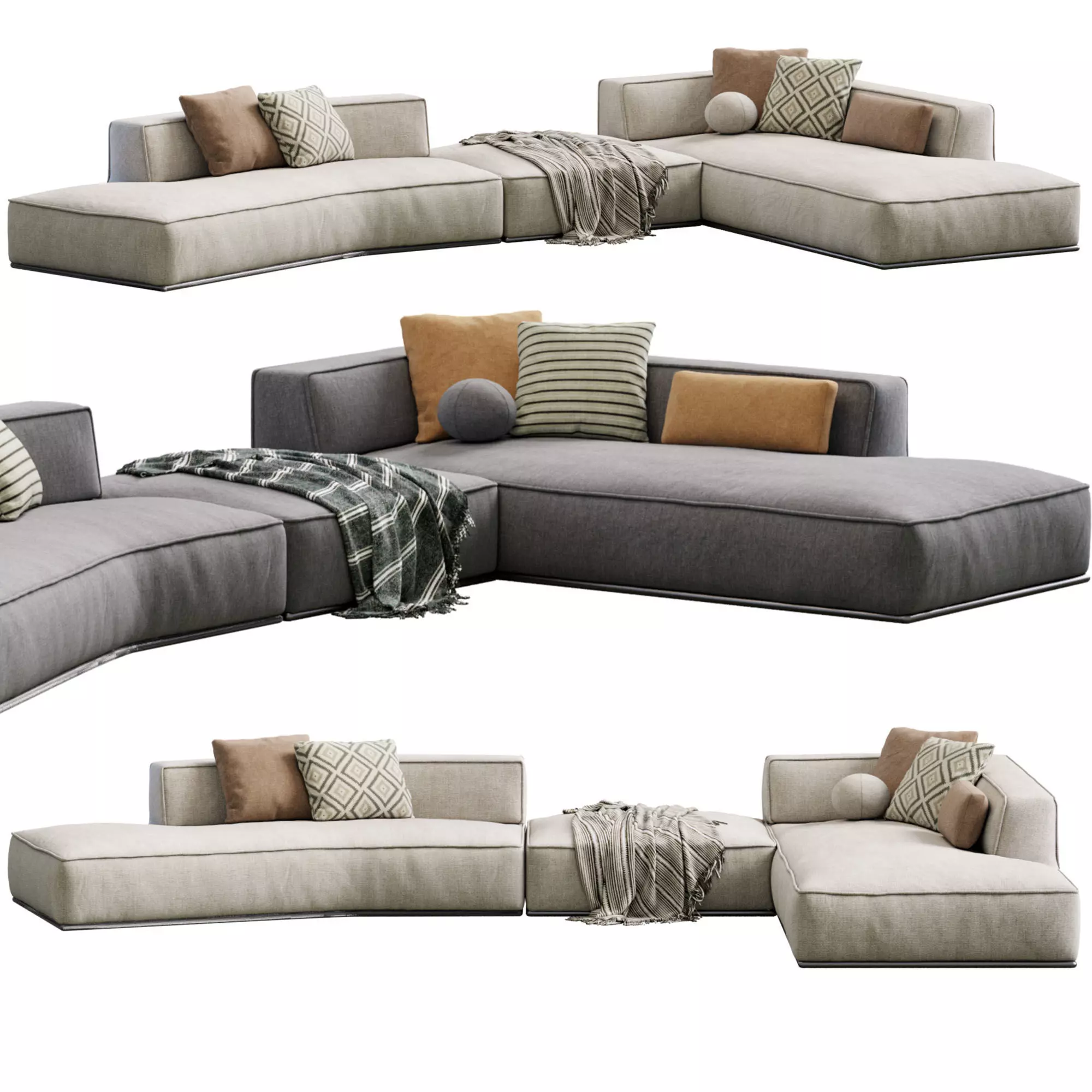 Fexform  Sofa Parry 3D model_0