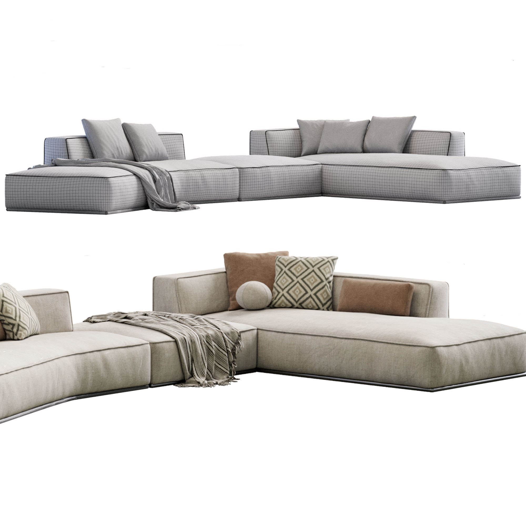 Fexform  Sofa Parry 3D model_6