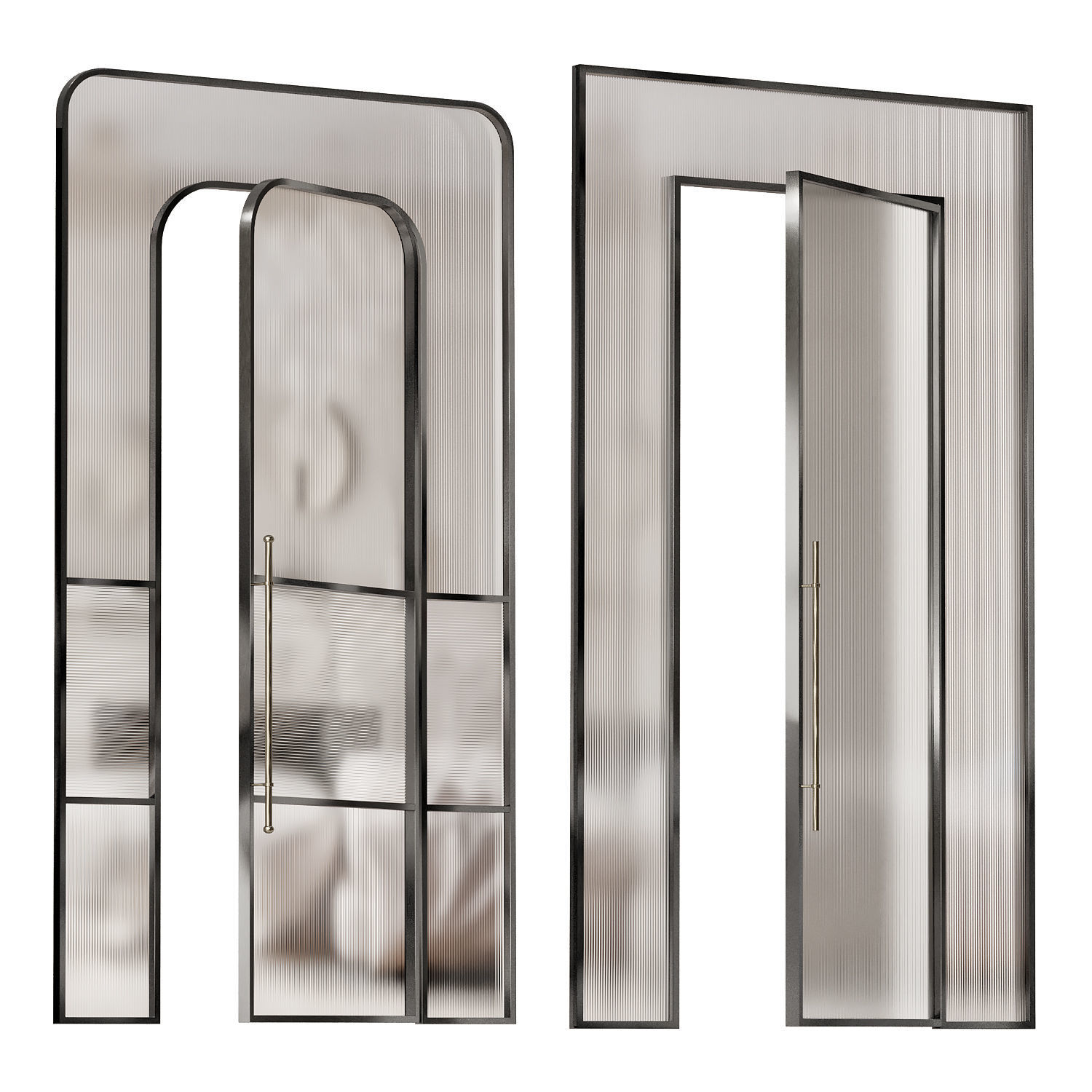 Art Deco door 12 3D model_1