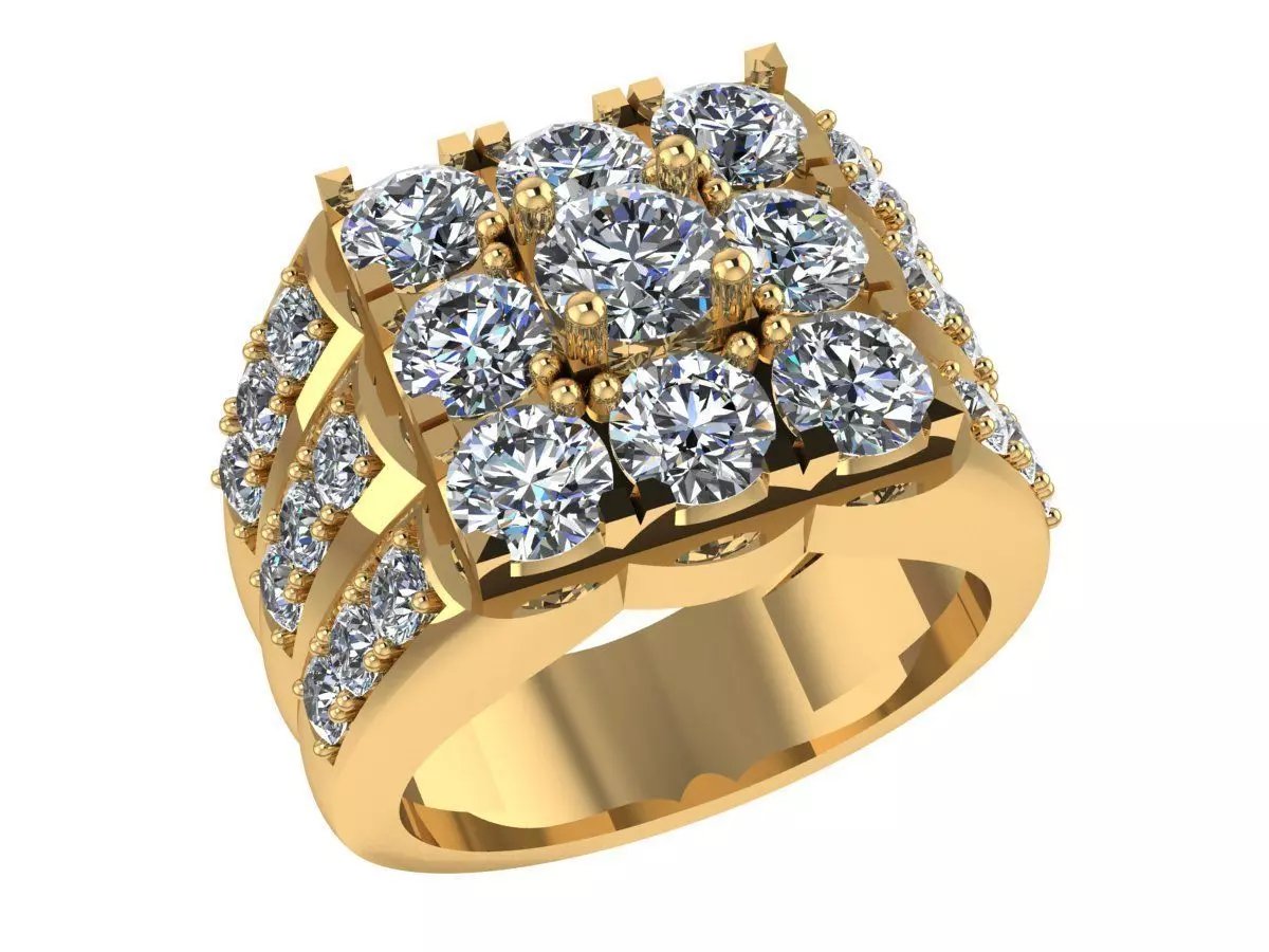 Rings 3D print model_0