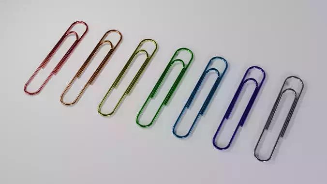 Paper Clips 3D Models