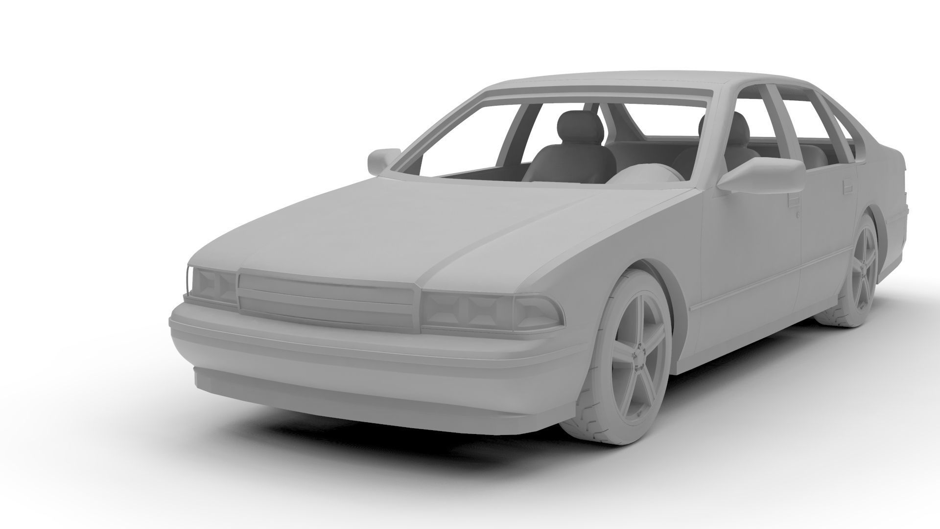 Chevy Impala SS 1996 Rc 3D print model_9
