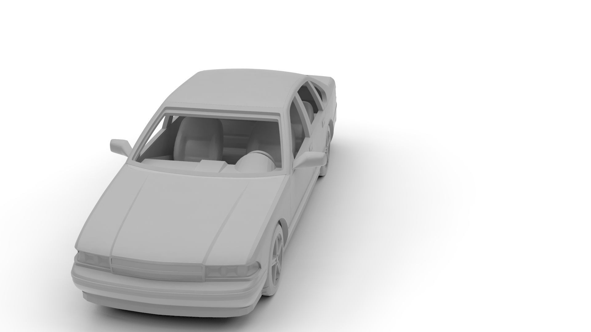 Chevy Impala SS 1996 Rc 3D print model_8