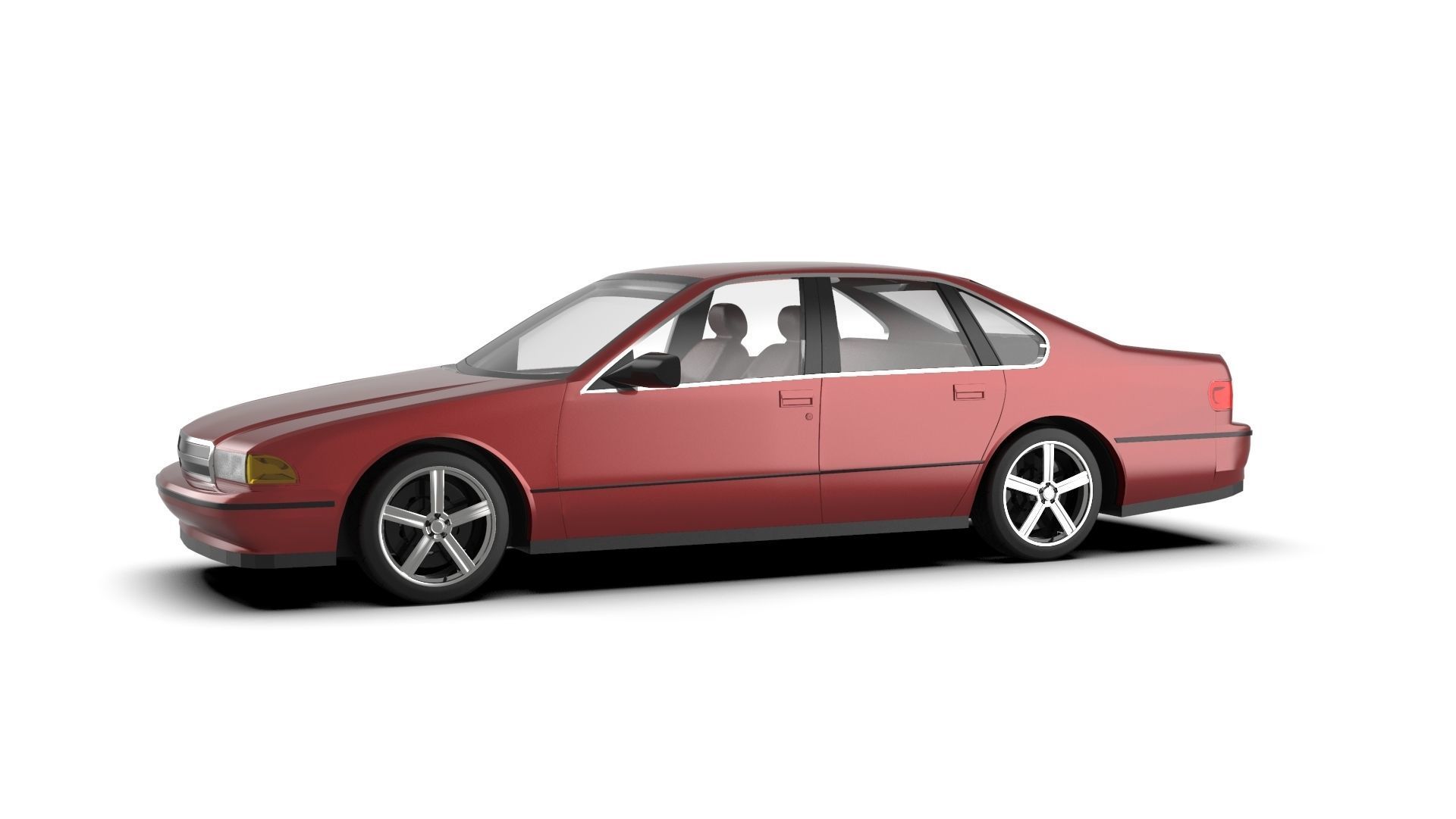 Chevy Impala SS 1996 Rc 3D print model_3