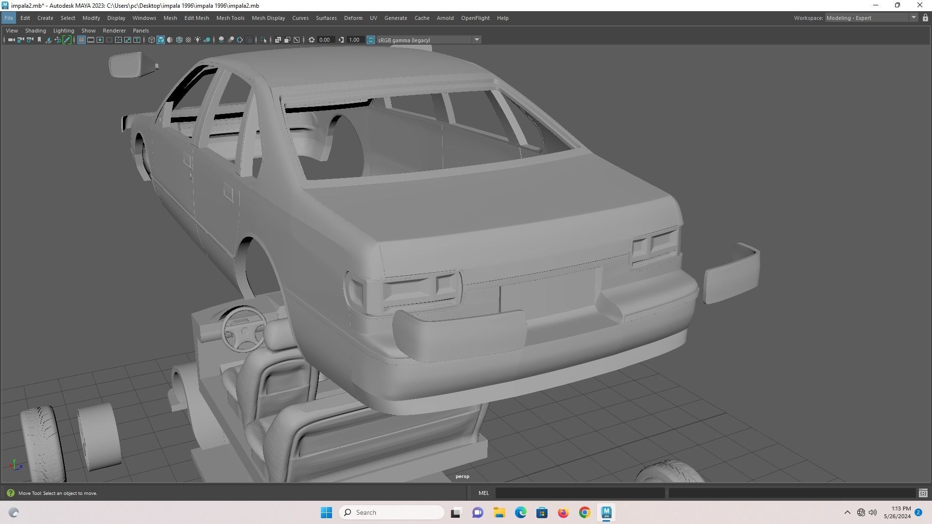 Chevy Impala SS 1996 Rc 3D print model_21