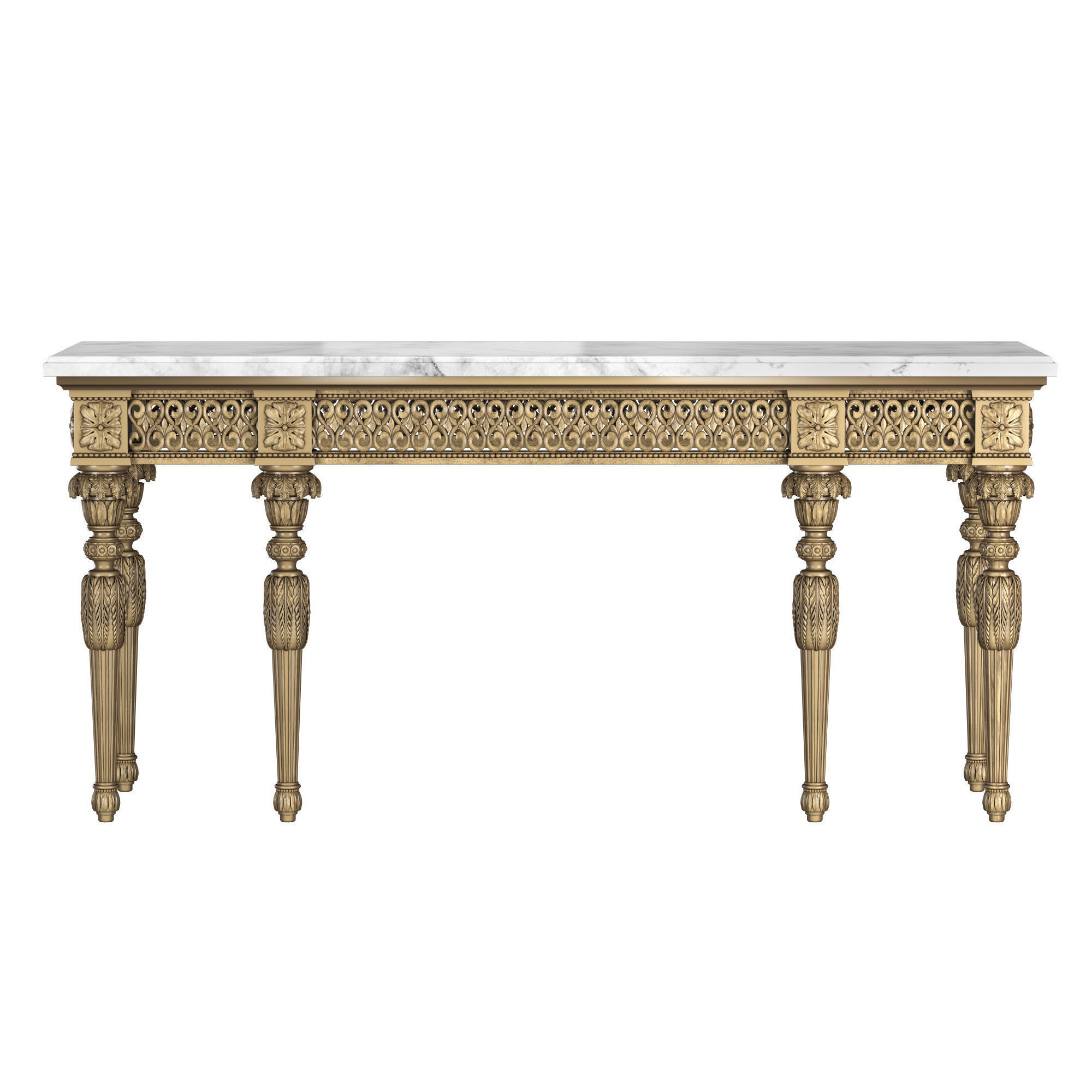 VERCELLI II Console table 3D model_2