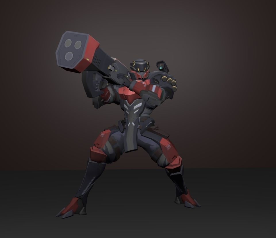 jericho soldier 3D model_1