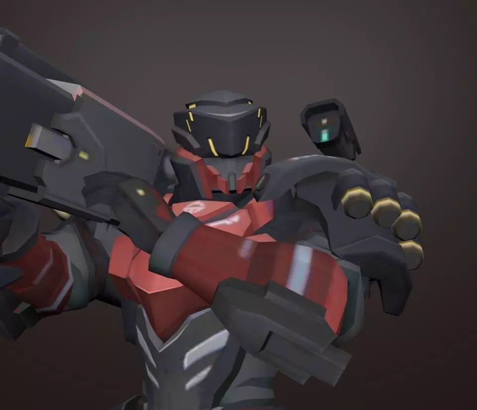 jericho soldier 3D model_0