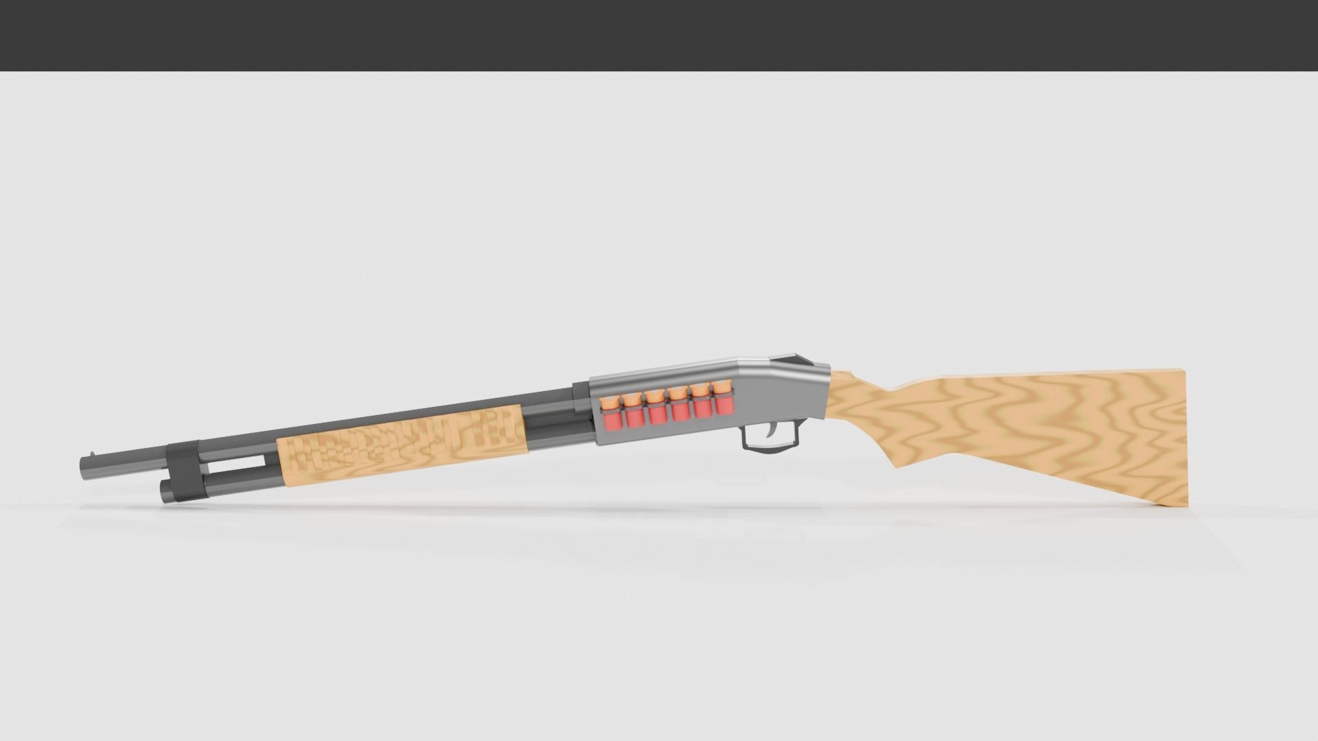 Shotgun 3D model_10