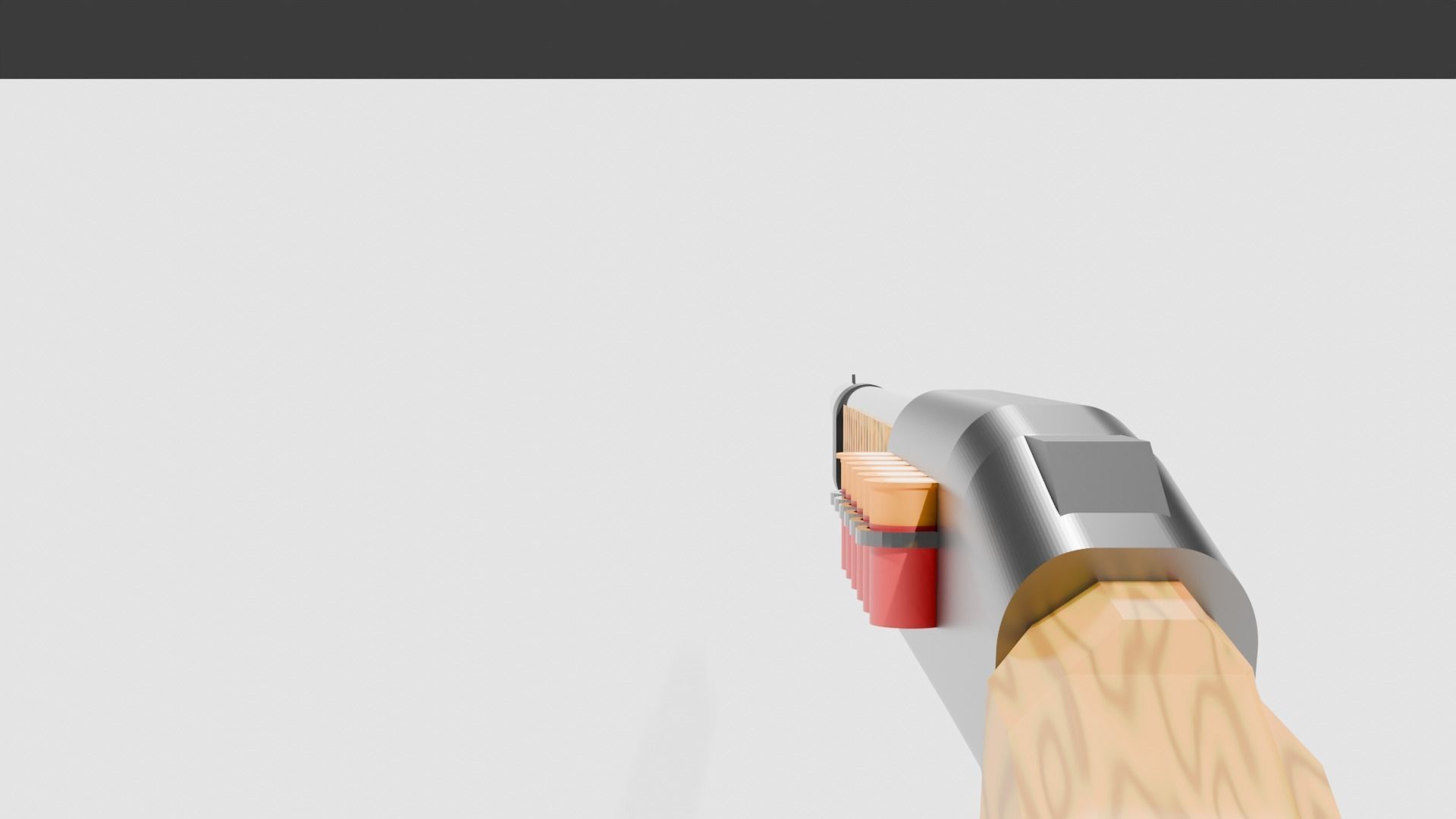 Shotgun 3D model_8