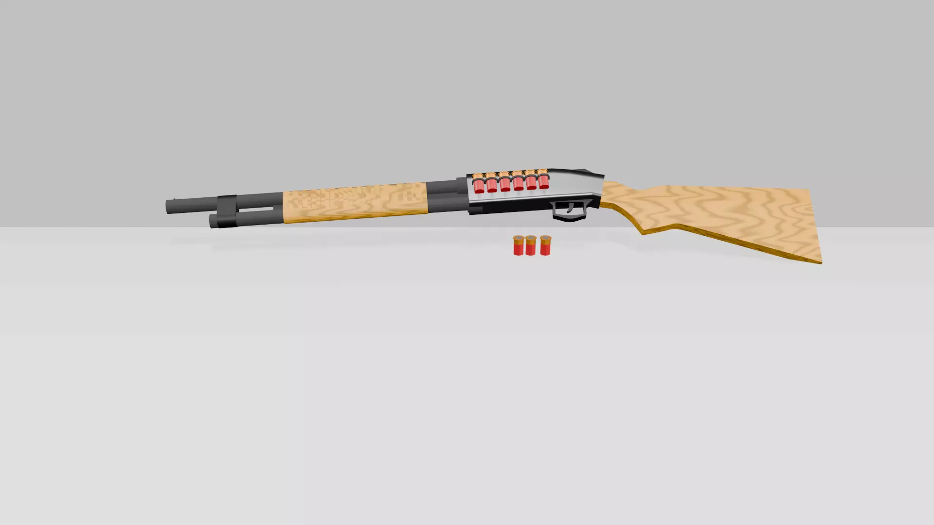 Shotgun 3D model_0