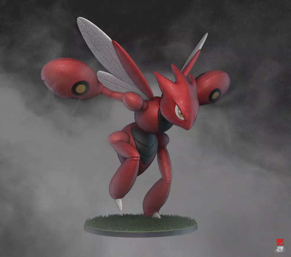 Scizor 3D print model_0