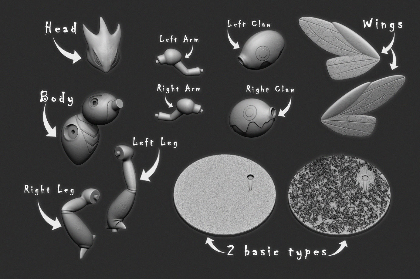 Scizor 3D print model_7