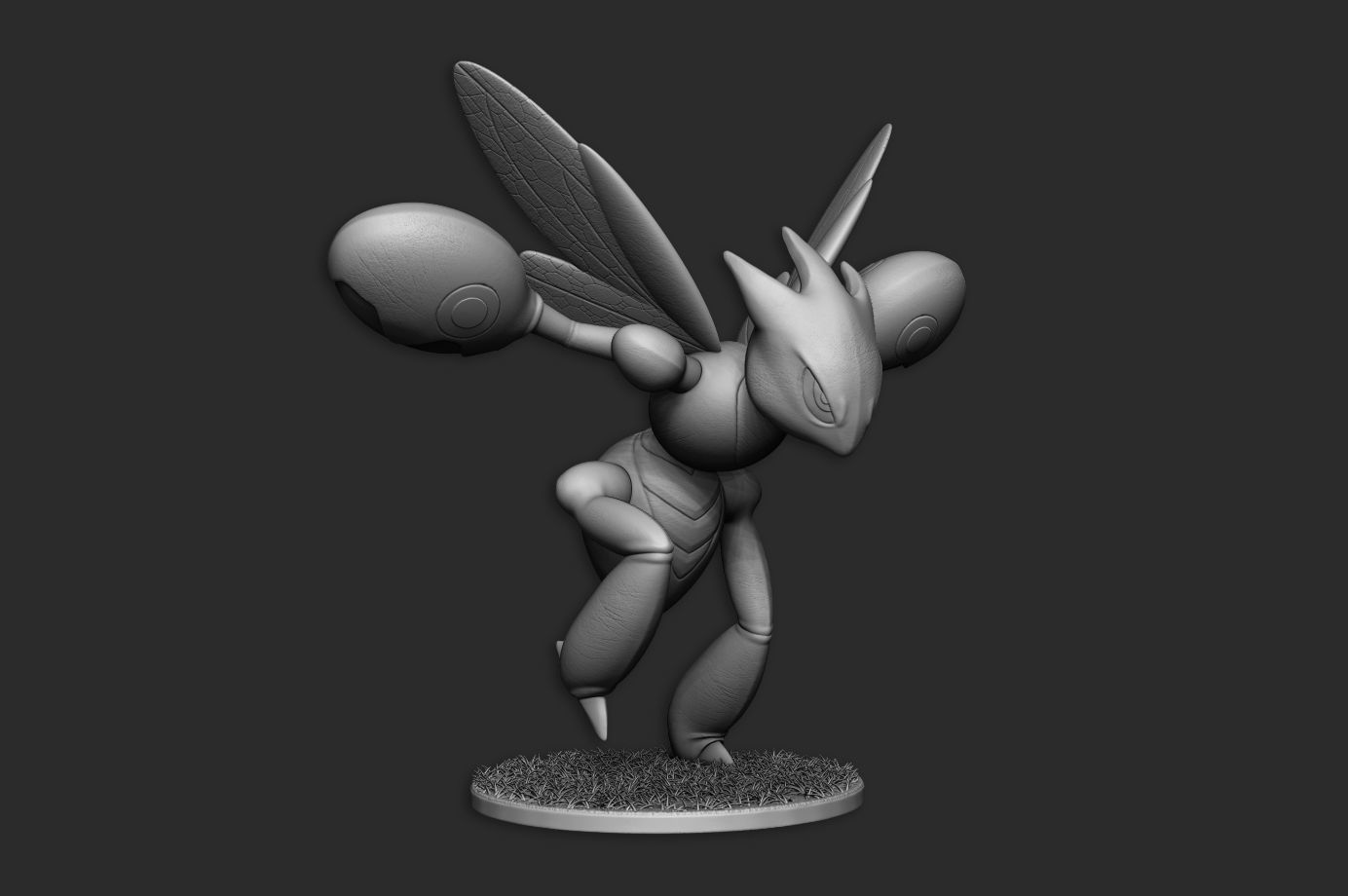 Scizor 3D print model_2