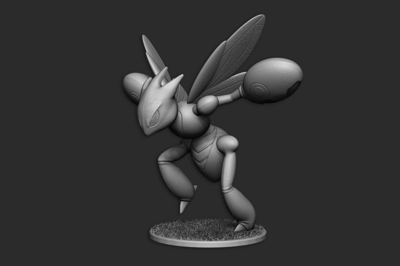 Scizor 3D print model_6