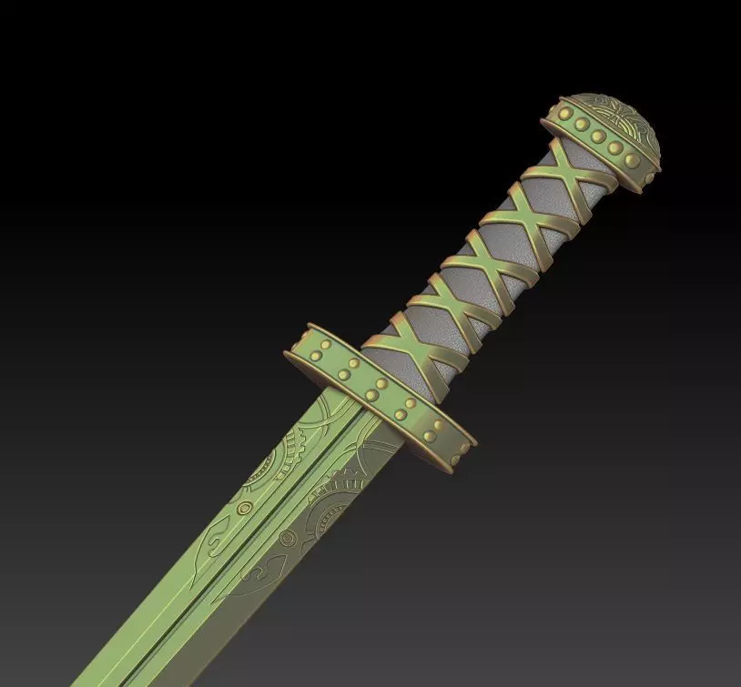 Hofund God of War 3D print model_0