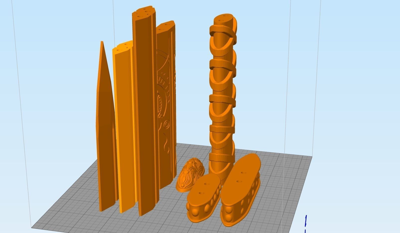 Hofund God of War 3D print model_2